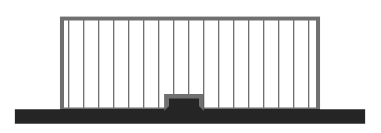 Sol de balcon avec un seuil